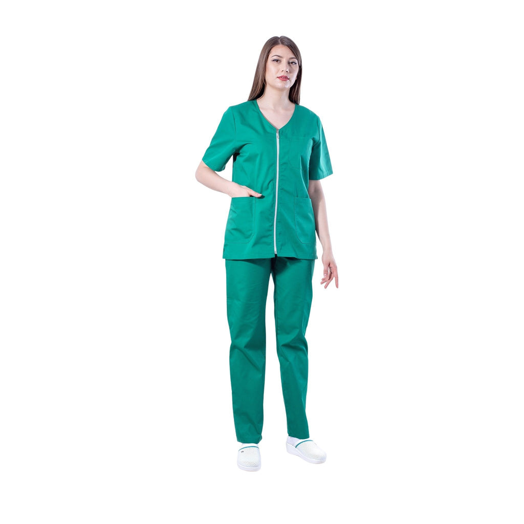 Costum Medical cu Fermoar Laura | Inotex.ro