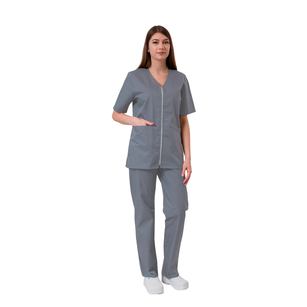 Costum Medical cu Fermoar Laura | Inotex.ro